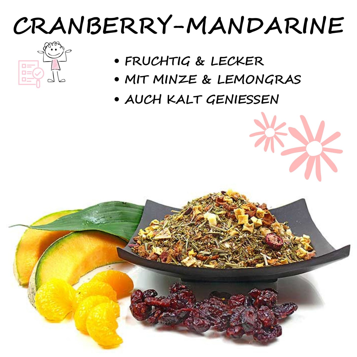 Grüner Rotbuschtee »Cranberry-Mandarine«