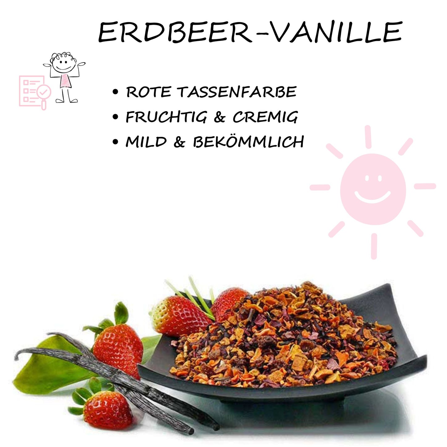 BIO milder Früchte Tee »Erdbeer-Vanille«