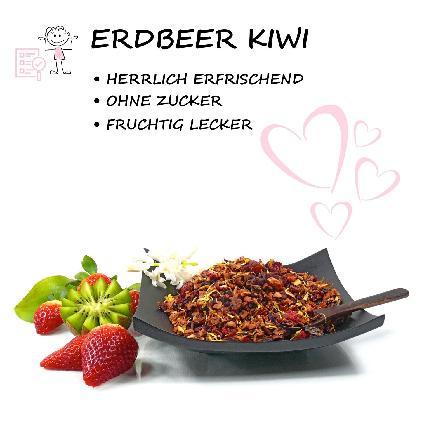 Früchte Tee »Erdbeer-Kiwi«