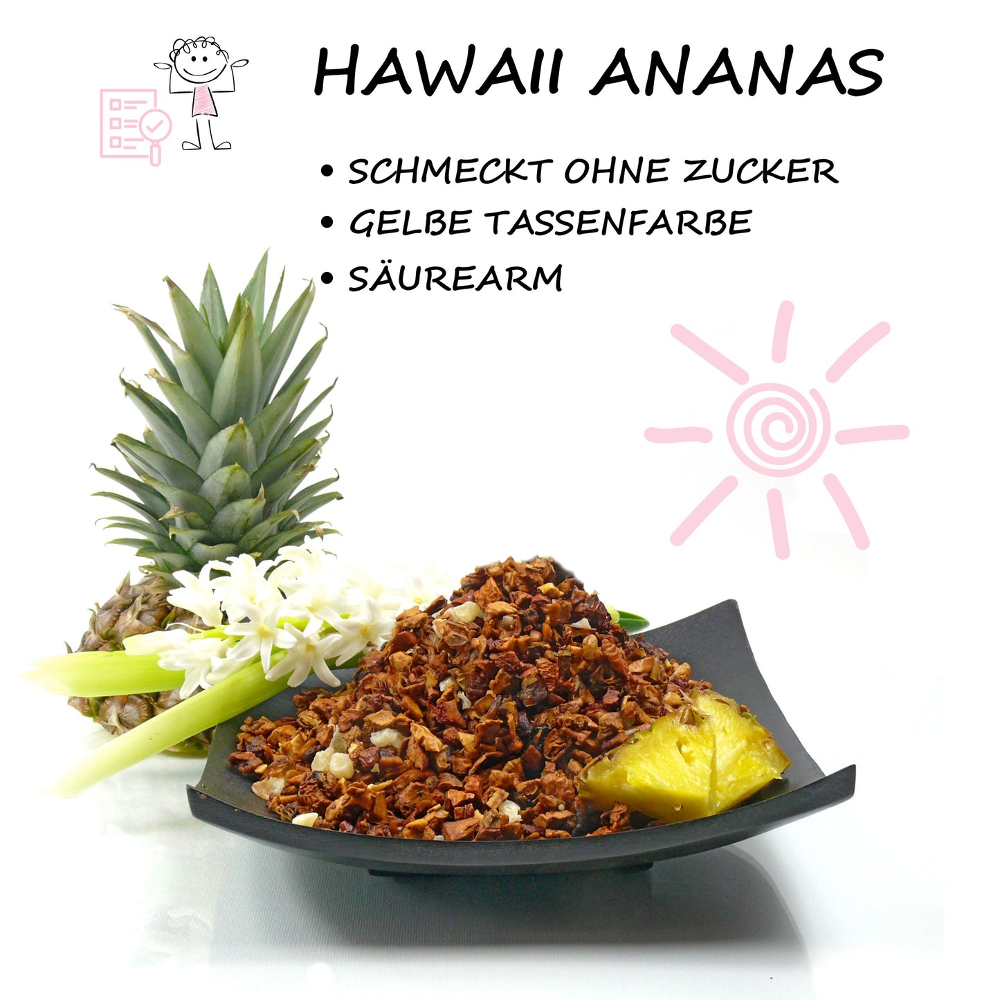 Früchtetee Hawaii Ananas