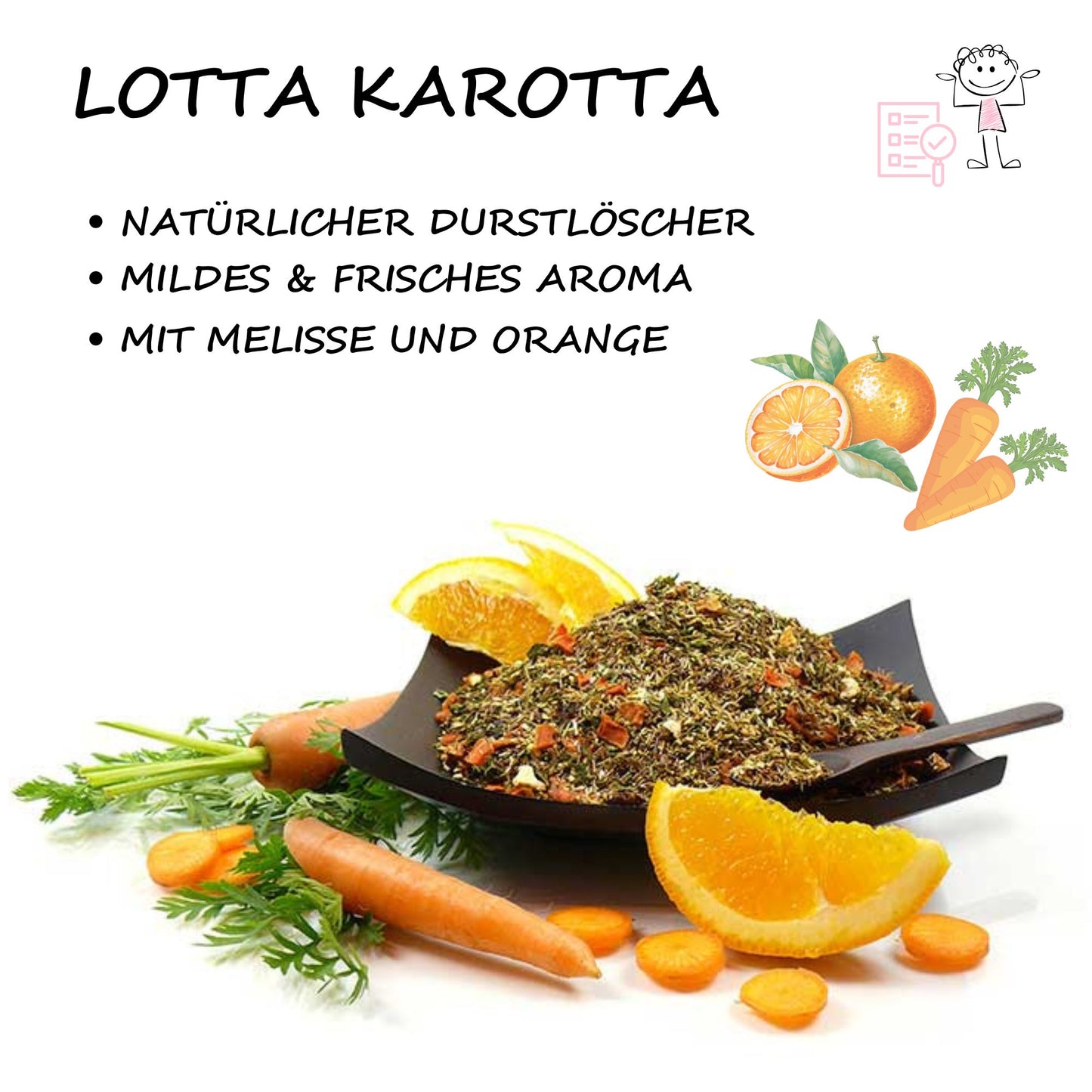 Grüner Rotbuschtee »Lotta Karotta« natürlich