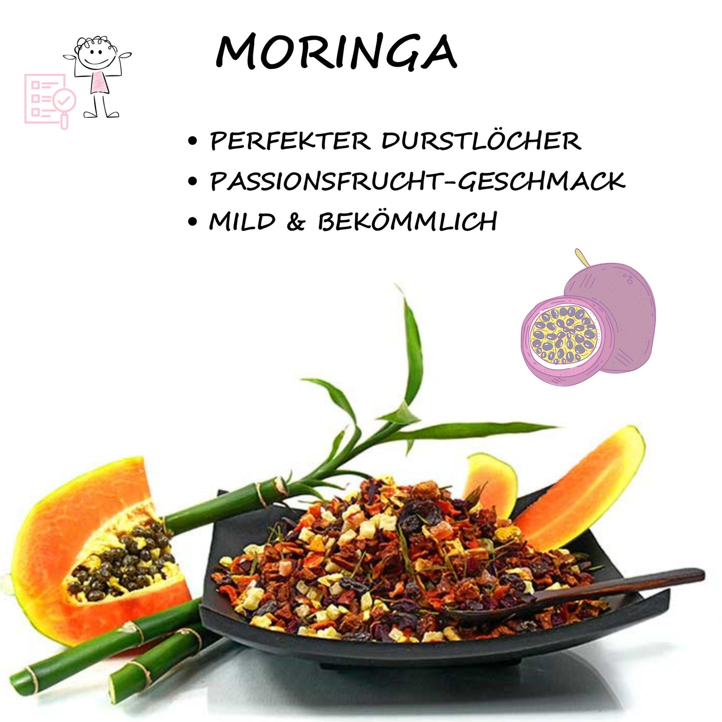 Mildes Kaltgetränk »Moringa« Natürlich
