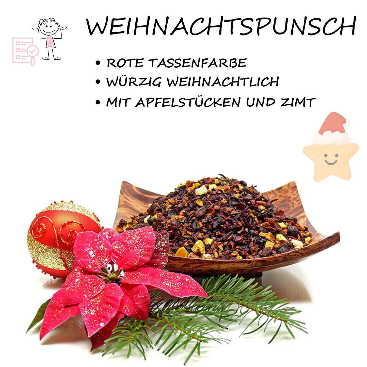 Weihnachtsfrüchte-Tee »Weihnachtspunsch«