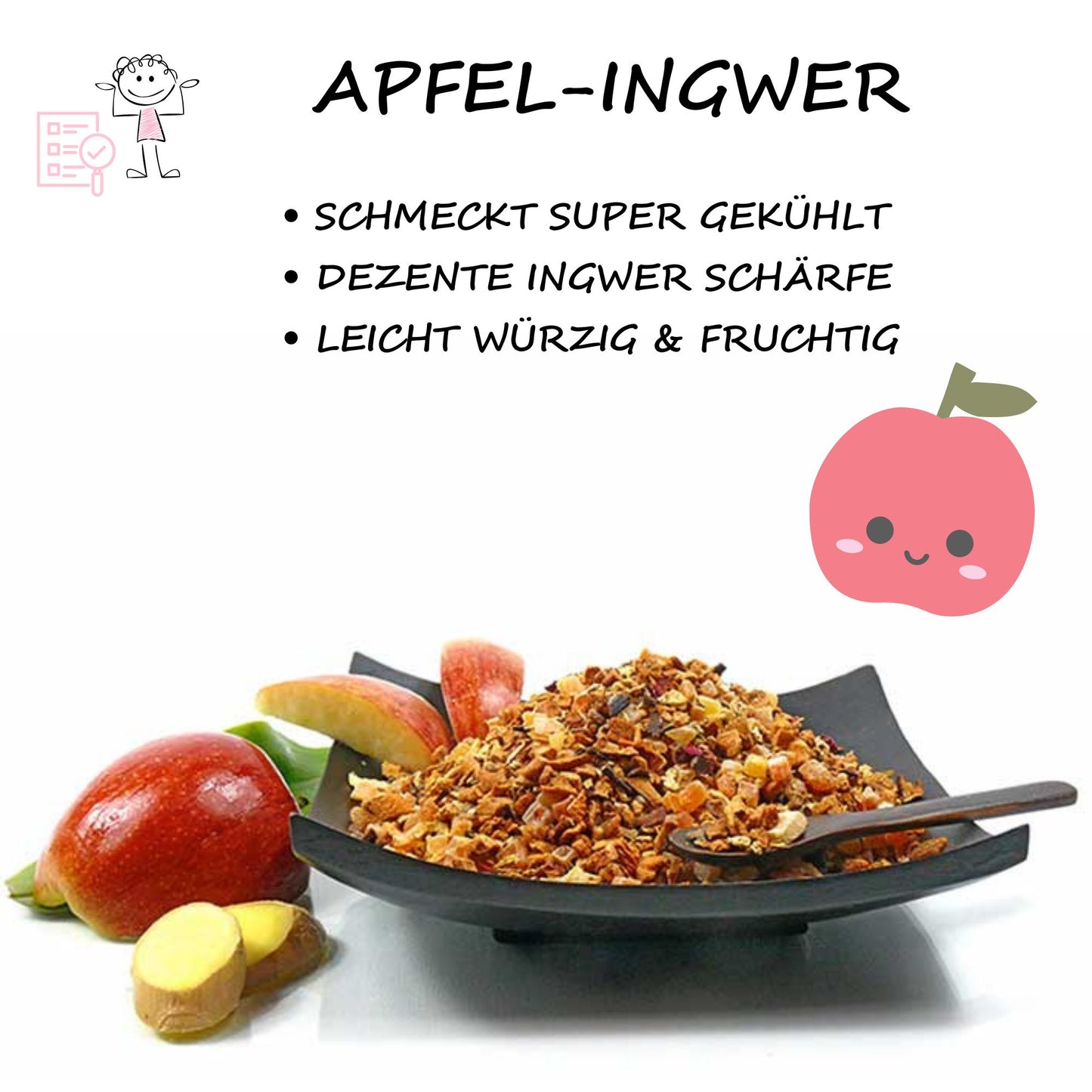 Früchte Tee »Apfel-Ingwer«