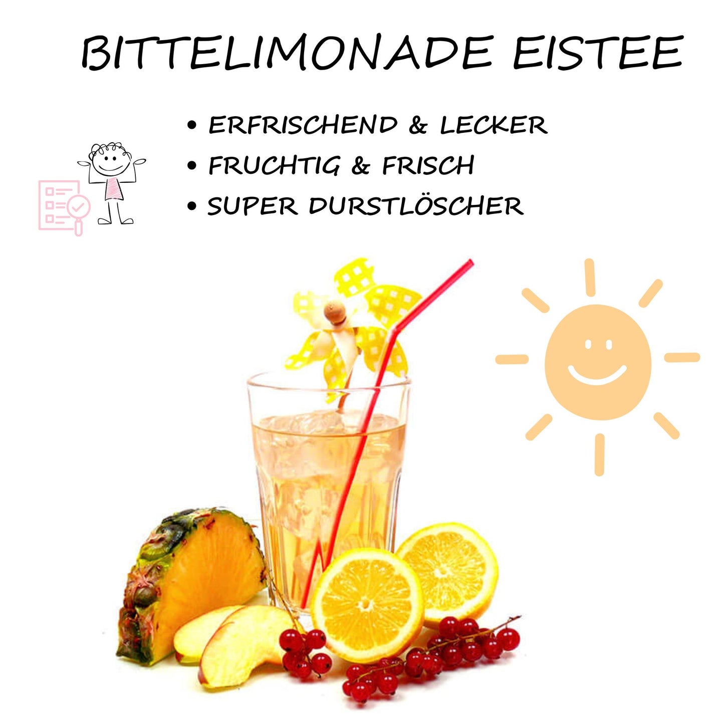 ICE TEA »Bitterlimonade« Früchte Eistee