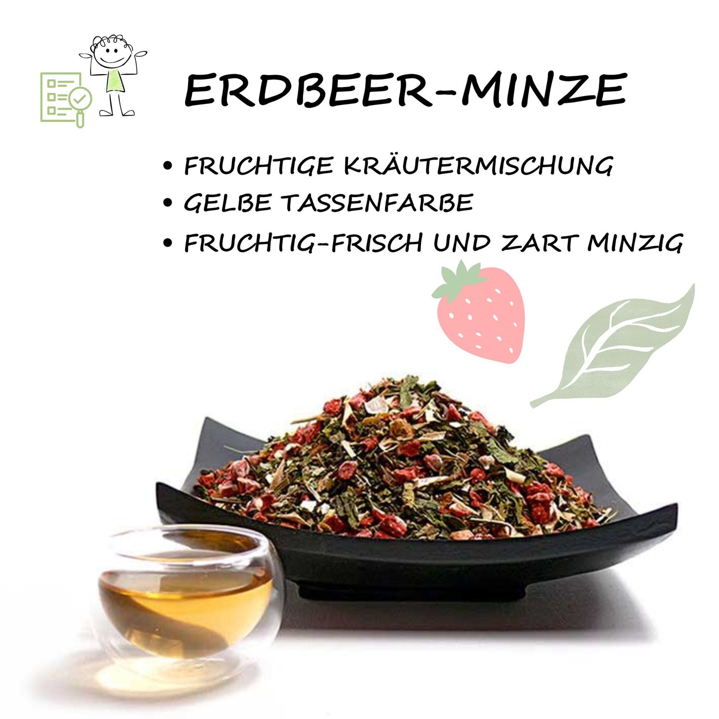 Kräutertee »Erdbeer-Minze«