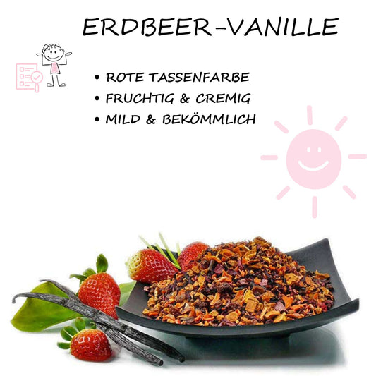 BIO milder Früchte Tee »Erdbeer-Vanille«