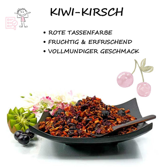 Mildes Frucht-Kaltgetränk »Kiwi-Kirsch«