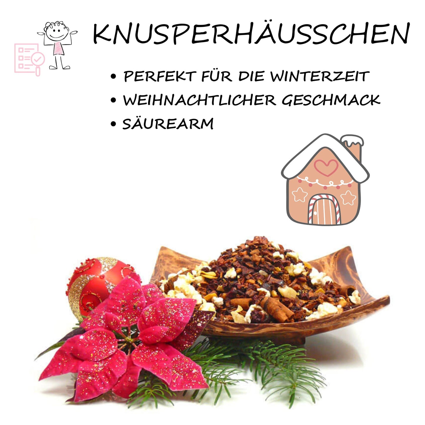 Milder Früchtetee »Knusperhäuschen«