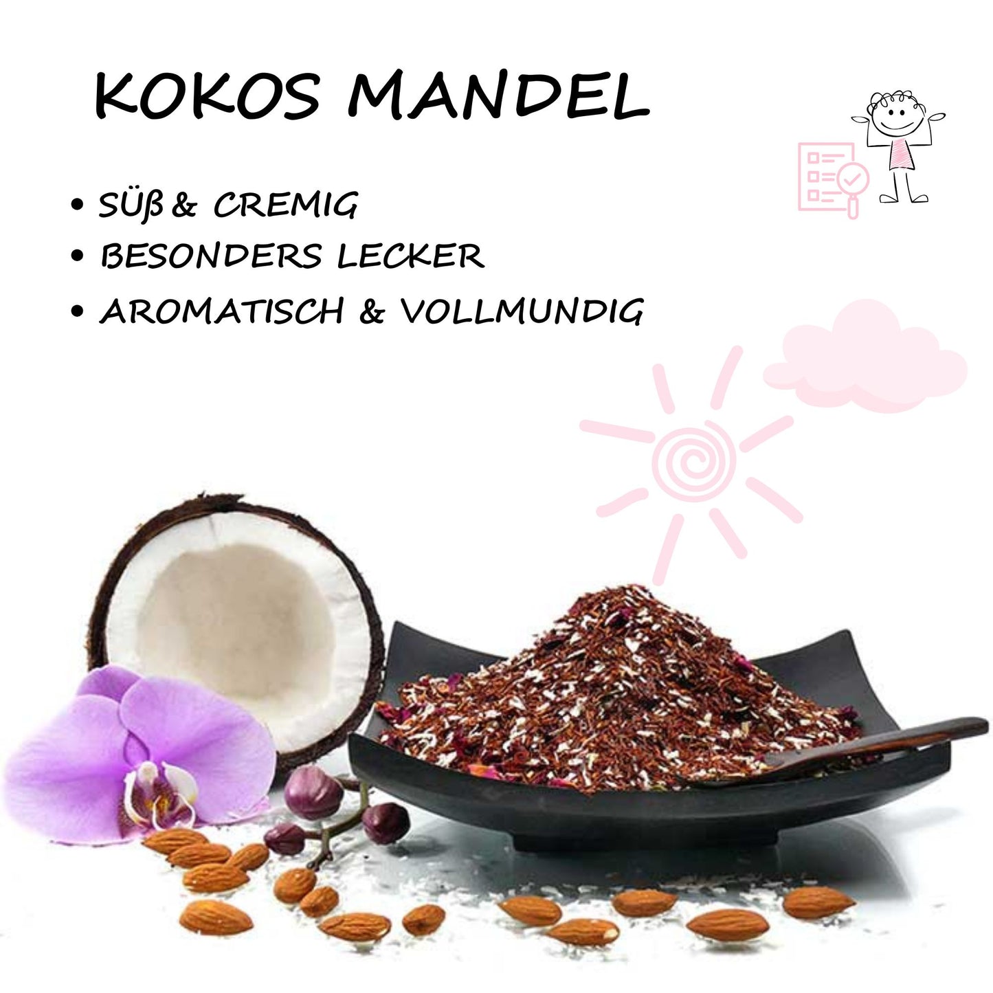 Rotbuschtee »Kokos Mandel«