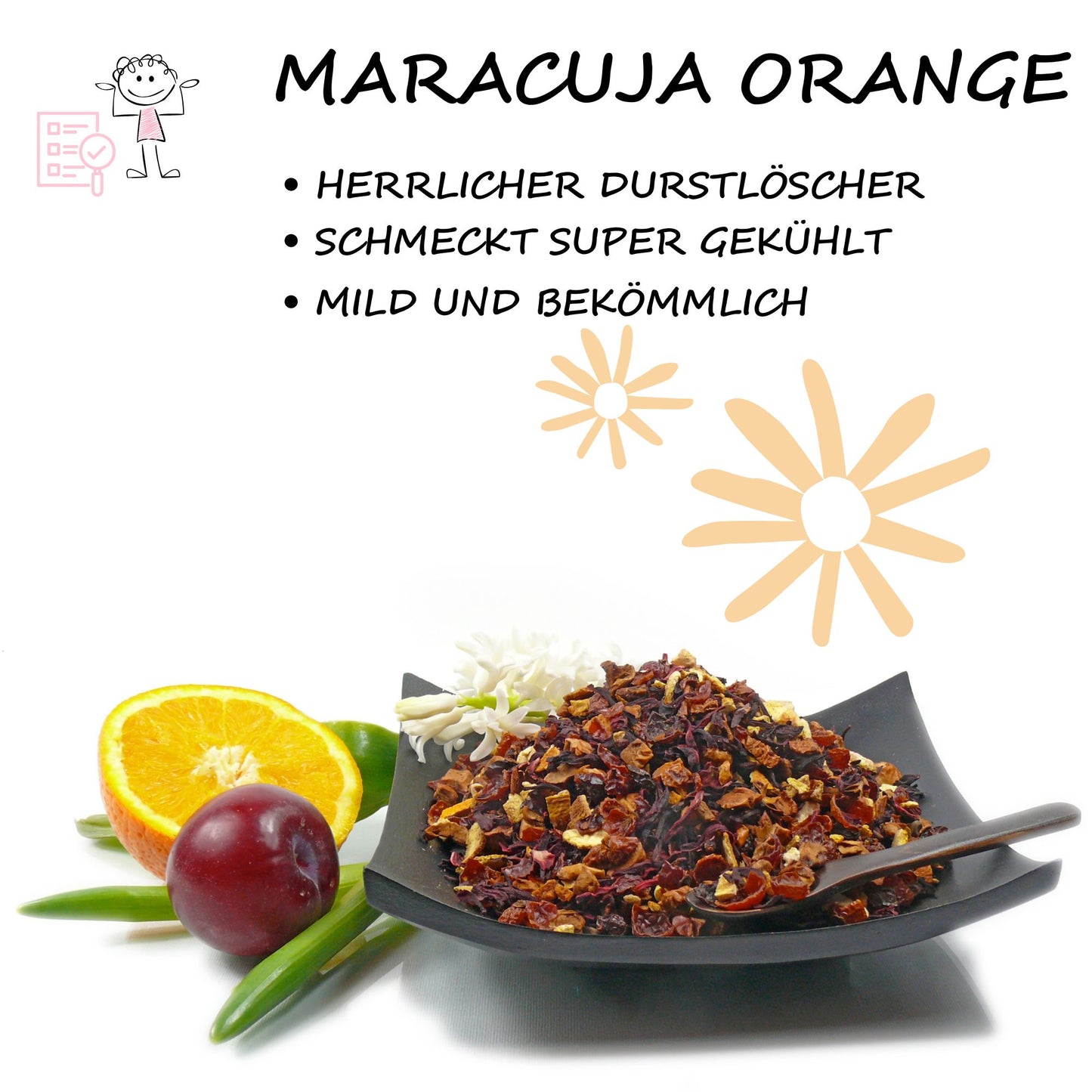 Milder Früchte Tee »Maracuja-Orange«