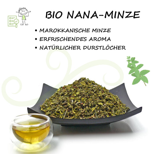 BIO-Kräutertee »Nana-Minze« geschnittenes Blatt