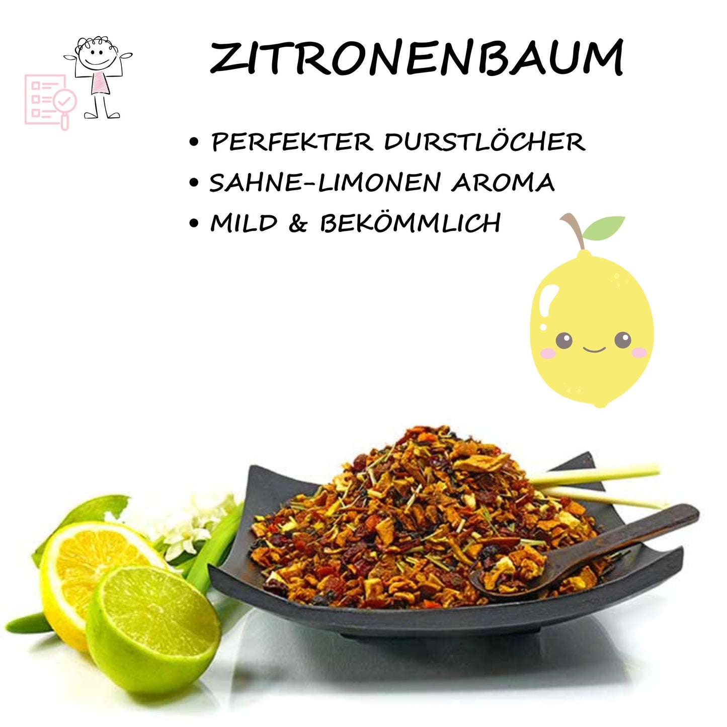 Milder Früchtetee »Zitronenbaum«